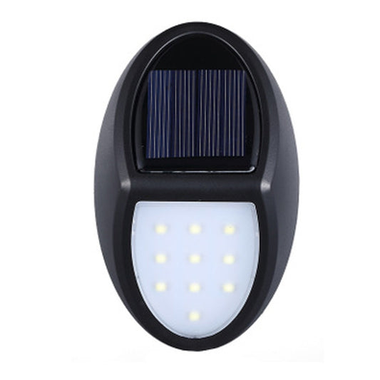 10 مصابيح LED SMD 2835 تعمل بالطاقة الشمسية IP65 مقاومة للماء مع مستشعر حركة إضاءة جدارية LED خارجية للفناء