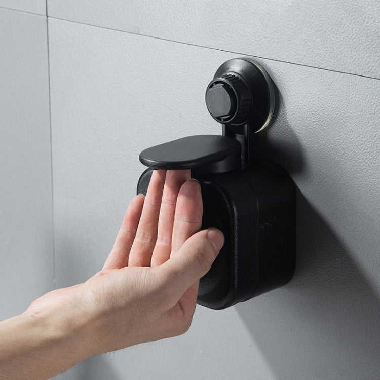 Bathroom Traceless Manual Soap Liquid Box Creative Suction Cup Wall-mounted Soap Dispenser Without Punching Plastic Soap Dispenser
