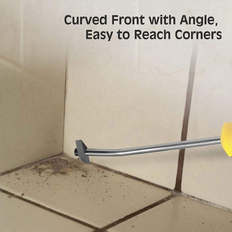Tile Joint Cleaning Tool Alloy Joint Taper Tungsten Steel Slotting Device, No. 1 Head, No. 2 Head