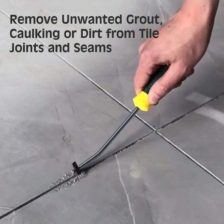 Tile Joint Cleaning Tool Alloy Joint Taper Tungsten Steel Slotting Device, No. 1 Head, No. 2 Head