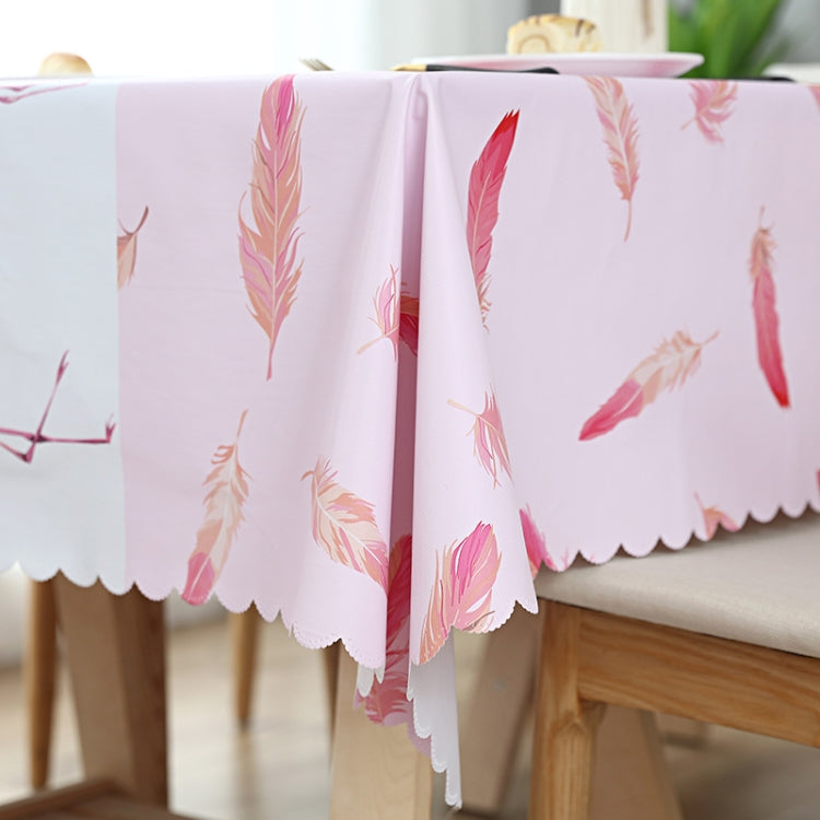 Printinging Coffee Dining Table Cloth PVC Waterproof Oilproof Anti-scalding Tablecloth, 120x120cm Square Table, 140x140cm Square Table, 120x180cm Dining Table, 140x180cm Dining Table, 140x200cm Dining Table, 140x220cm Dining Table