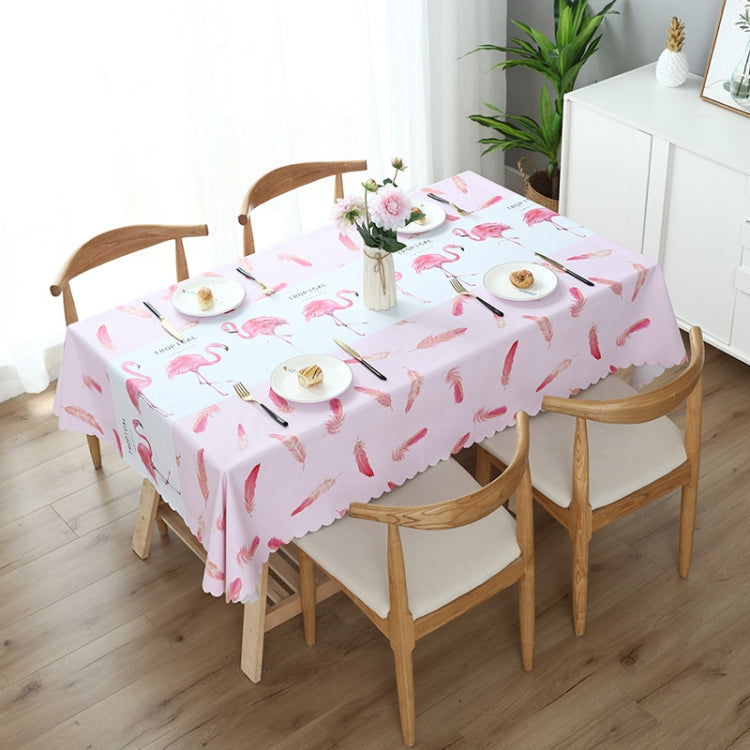 Printinging Coffee Dining Table Cloth PVC Waterproof Oilproof Anti-scalding Tablecloth, 120x120cm Square Table, 140x140cm Square Table, 120x180cm Dining Table, 140x180cm Dining Table, 140x200cm Dining Table, 140x220cm Dining Table