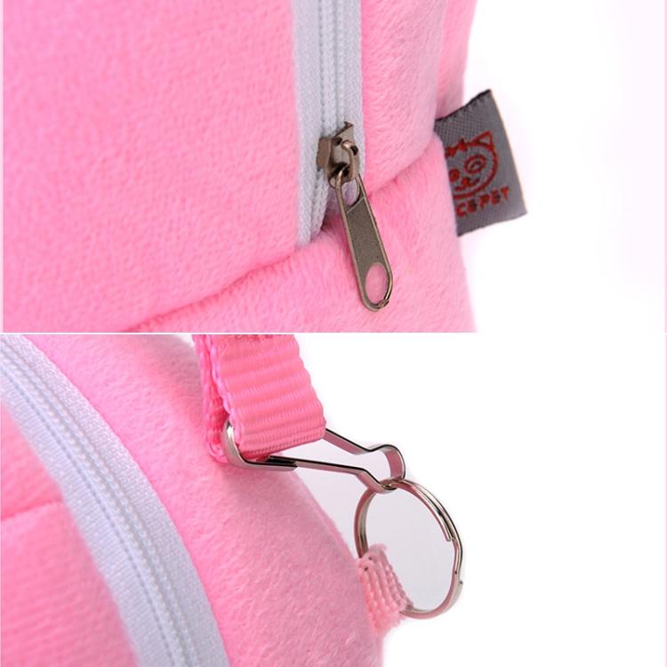 Pet Bag Small Pet Hamster Carrier Pure Color Leash Travel Bag, S, M, L