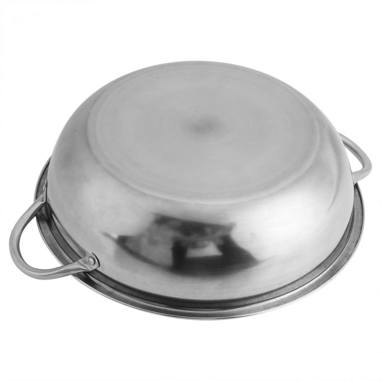 Stainless Steel Hot Pot Thick Non-magnetic Clear Soup Pot Double-eared Hot Pot, 30cm, 32cm