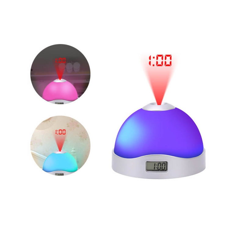 ساعة منبه LED نصف كروية مضيئة ملونة من Lazy Magic، ساعة Lazy Magic