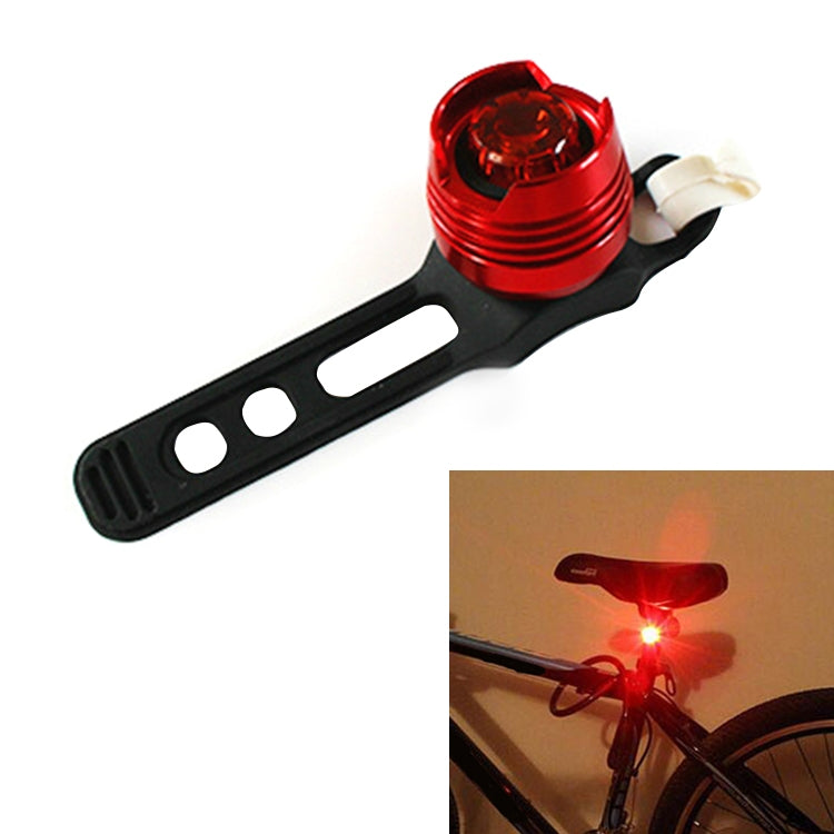 Aluminum Bicycle Cycling Front Rear Tail Helmet Red White LED Flash Lights Safety Warning Lamp Cycling Caution Light Waterproof