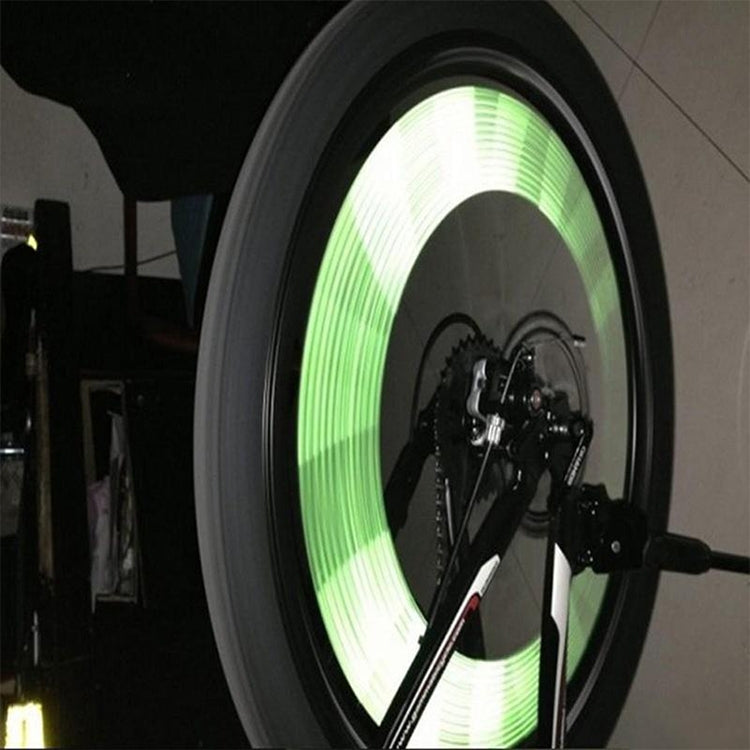 2 BAGS Bicycle Mountain Bike Riding Wheel Rim Spoke Mount Clip Tube Warning Light Strip Outdoor Reflector