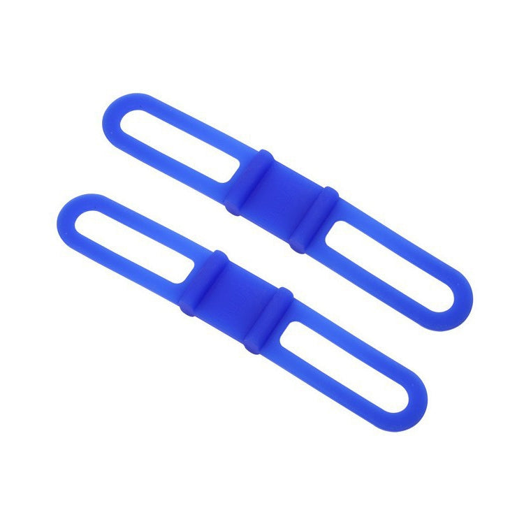 5 PCS Silicon Strap Mountain Road Bike Torch Phone Flashlight Elastic Bandage Bicycle Light Mount Holder