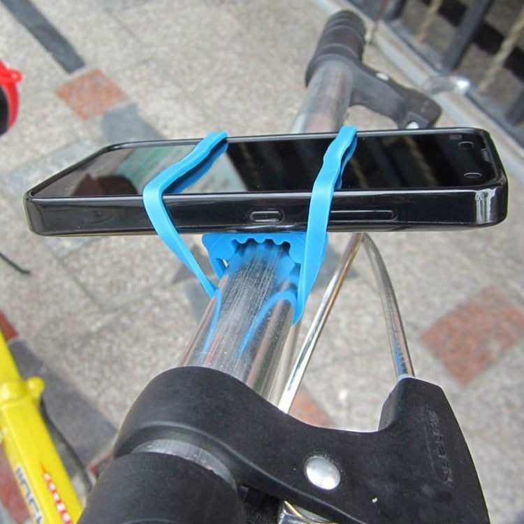 5 PCS Silicon Strap Mountain Road Bike Torch Phone Flashlight Elastic Bandage Bicycle Light Mount Holder