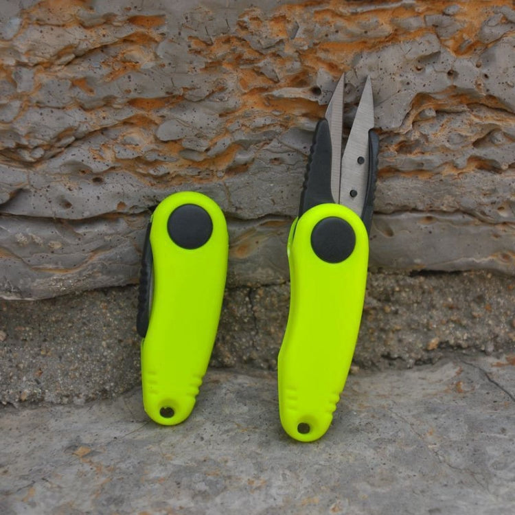 Shrimp-Shaped Stainless Steel Fish Use Scissors Accessories Folding Fishing Line Cut Clipper Fishing Scissor Tackle