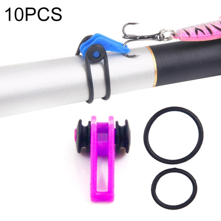 10 PCS/Bag Plastic Fishing Hook Keeper for Fishing Rod Pole Fishing Lures Bait Safety Holder Fishing Tackle