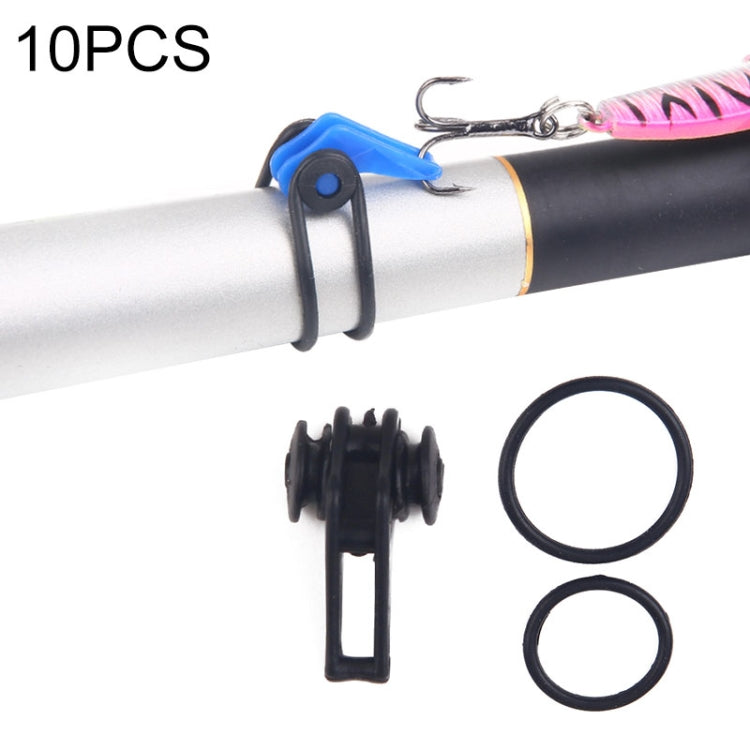 10 PCS/Bag Plastic Fishing Hook Keeper for Fishing Rod Pole Fishing Lures Bait Safety Holder Fishing Tackle