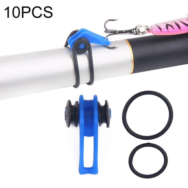 10 PCS/Bag Plastic Fishing Hook Keeper for Fishing Rod Pole Fishing Lures Bait Safety Holder Fishing Tackle