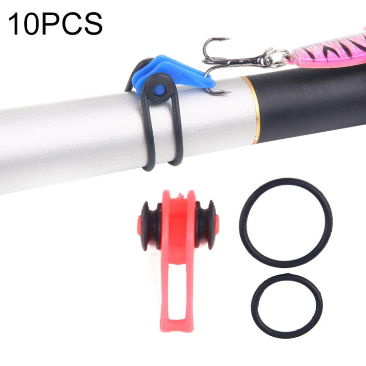 10 PCS/Bag Plastic Fishing Hook Keeper for Fishing Rod Pole Fishing Lures Bait Safety Holder Fishing Tackle