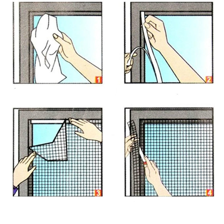 Fly Bug Mosquito Net Door Window Net Netting Mesh Screen Curtain Protector Flyscreen Insect DIY, 1.3x1.5cm, 2x1.5cm, 1.3x1.5m, 2x1.5m