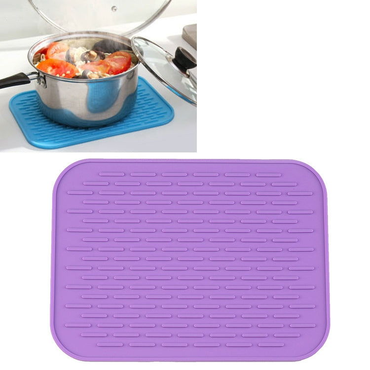 Thicken Colorful Silicone Insulation Mat European Anti-burning Pot Pad Table Waterproof Phone Pad
