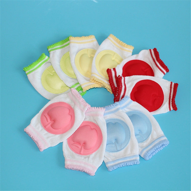 Baby Toddlers Learn To Walk Anti Slip Knee Protector Breathable Knee Pad, 13*9CM (Pink), 13*9CM (Red, 13*9CM (Yellow), 13*9CM (Green ), 13*9CM (Blue)