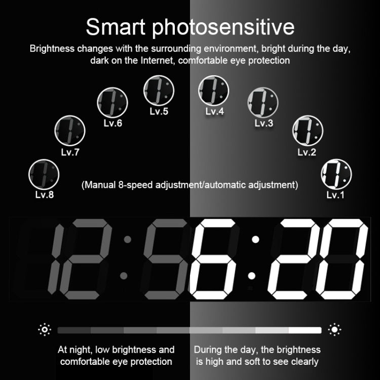 ساعة حائط رقمية إبداعية LED متعددة الوظائف مزودة بخاصية واي فاي، 6 بت مجوفة مزودة بخاصية واي فاي، صندوق مغلق 6 بت مزود بخاصية واي فاي