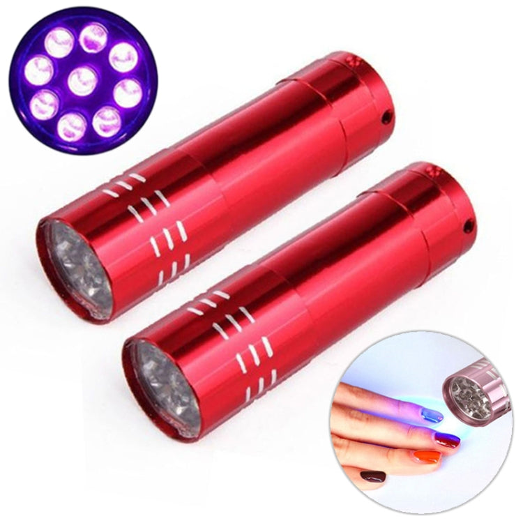 مجفف أظافر صغير الحجم مزود بمصباح LED بالأشعة فوق البنفسجية محمول لتجفيف جل الأظافر بسرعة