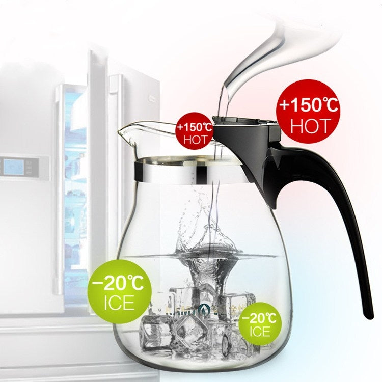 KAMJOVE Elegant Cup Teapot Heat-resistant Glass Tea Set, TP-757 700ml