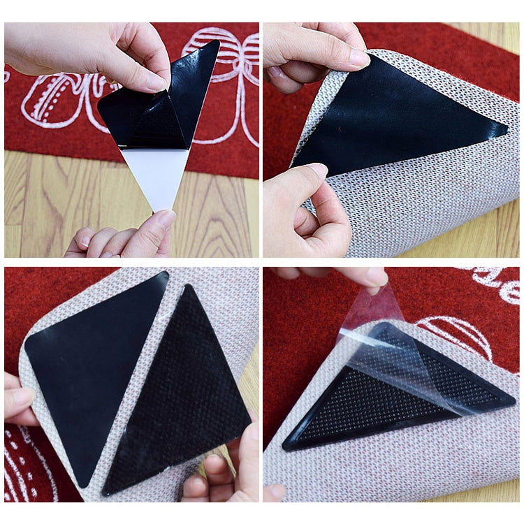 4 PCS Carpet Non Slip Bath Mat Sticker Anti Slip Flooring Safety Sticker, Non Slip Bath Mat Sticker