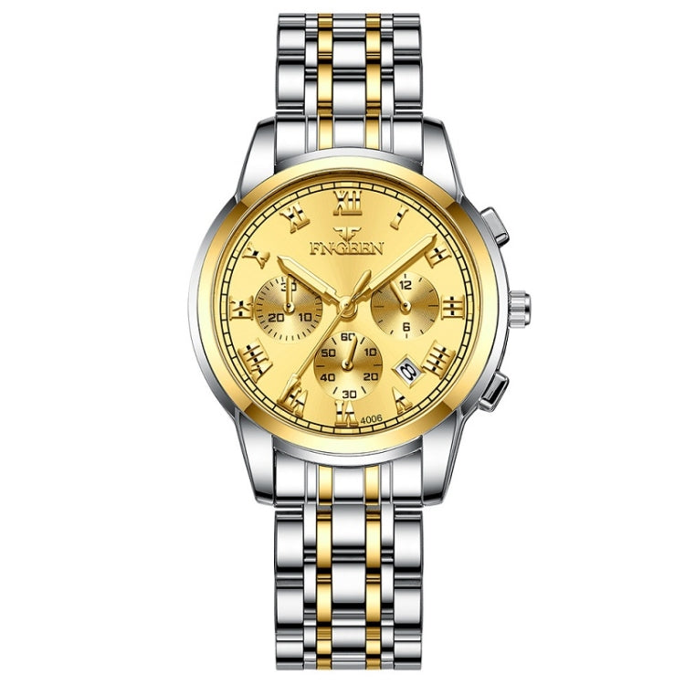 FNGEEN 4006 Ladies Quartz Watch Fashion Luminous Date Display Watch