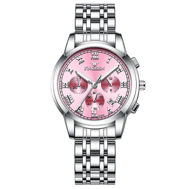 FNGEEN 4006 Ladies Quartz Watch Fashion Luminous Date Display Watch