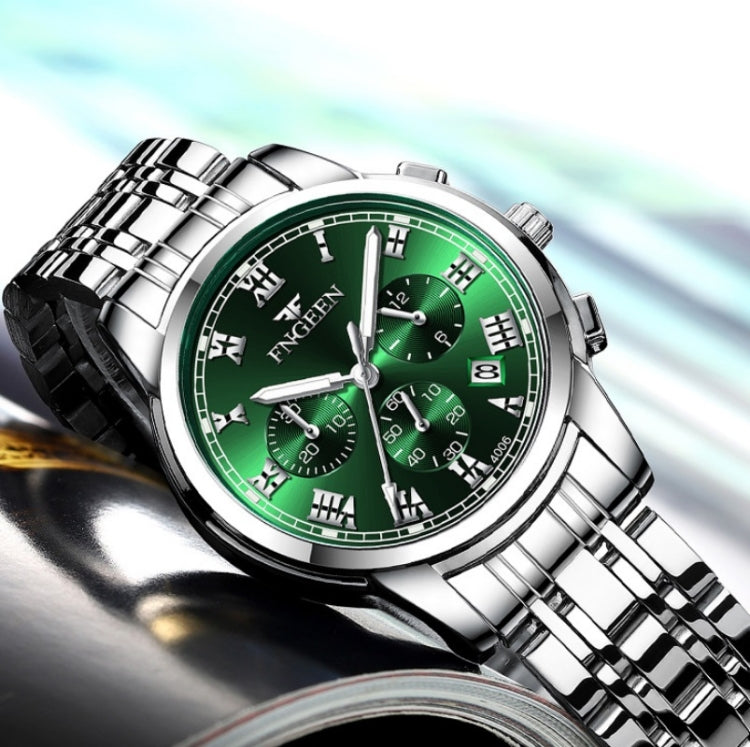 FNGEEN 4006 Ladies Quartz Watch Fashion Luminous Date Display Watch