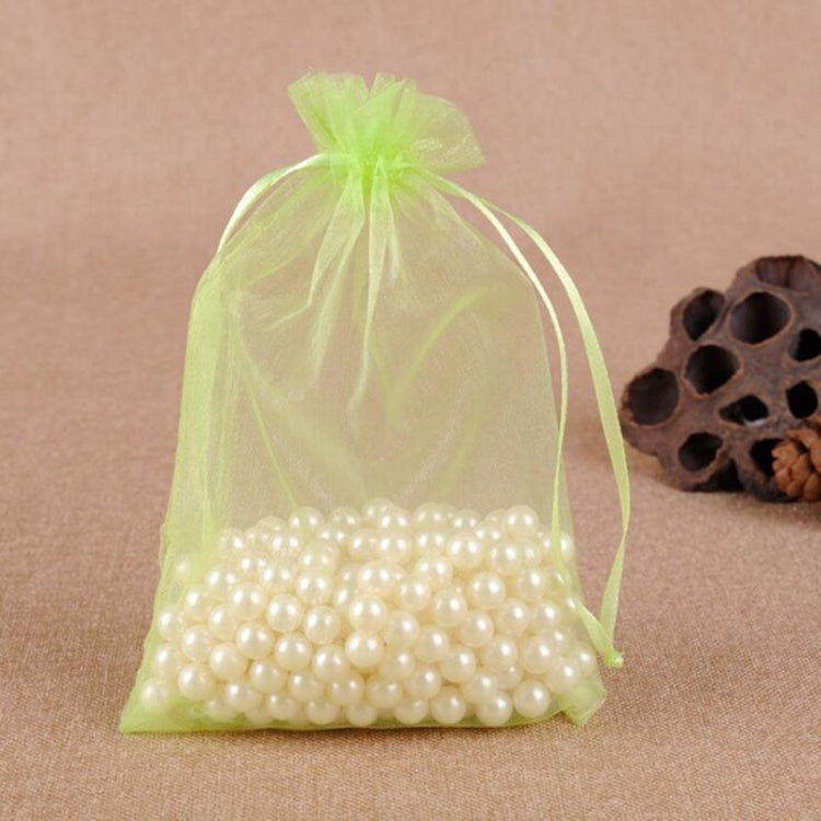 100 PCS Gift Bags Jewelry Organza Bag Wedding Birthday Party Drawable Pouches, 20x30cm