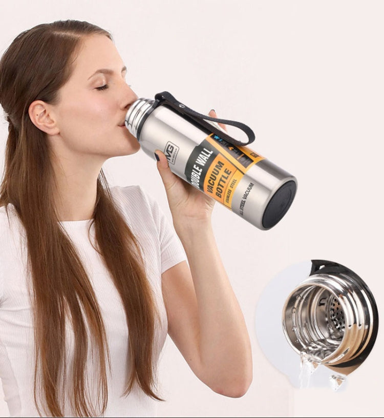Outdoor Thermos Portable Large Capacity Insulated Cup, 500ml, 750ml, 1000ml, 1500ml