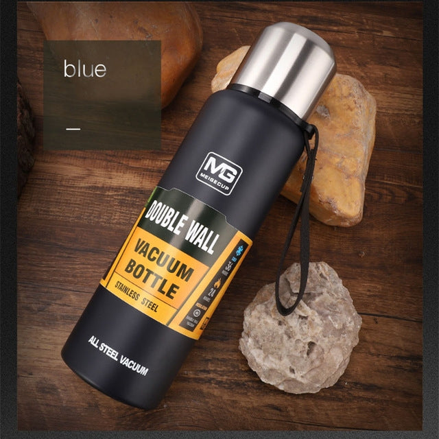 Outdoor Thermos Portable Large Capacity Insulated Cup, 500ml, 750ml, 1000ml, 1500ml