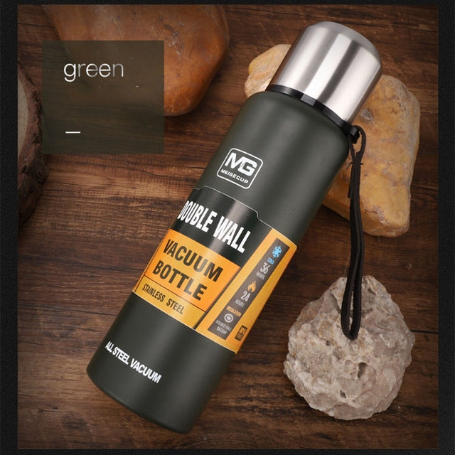 Outdoor Thermos Portable Large Capacity Insulated Cup, 500ml, 750ml, 1000ml, 1500ml