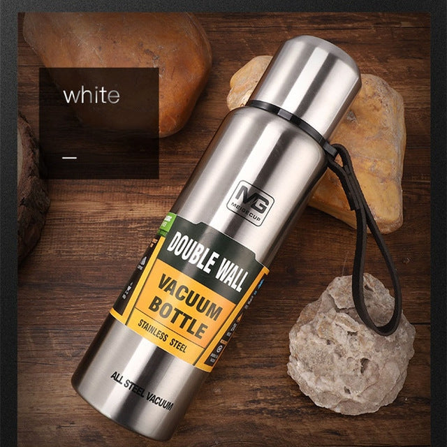 Outdoor Thermos Portable Large Capacity Insulated Cup, 500ml, 750ml, 1000ml, 1500ml