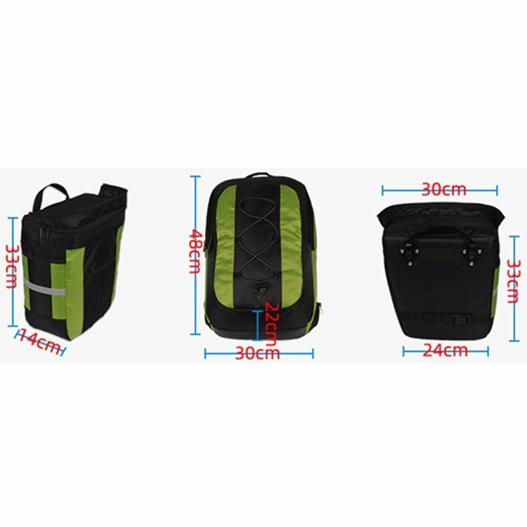 Mountain Bike Bicycle Rear Shelf Bag Camel Bag