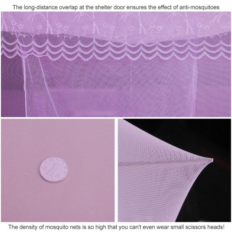 Single-door Mosquito Net Square Roof for Home Student Dormitory, 1.0x1.9x1.5 Meters, 1.2x1.9x1.6 Meters, 1.5x2.0x1.8 Meters, 1.8x2.0x1.8 Meters