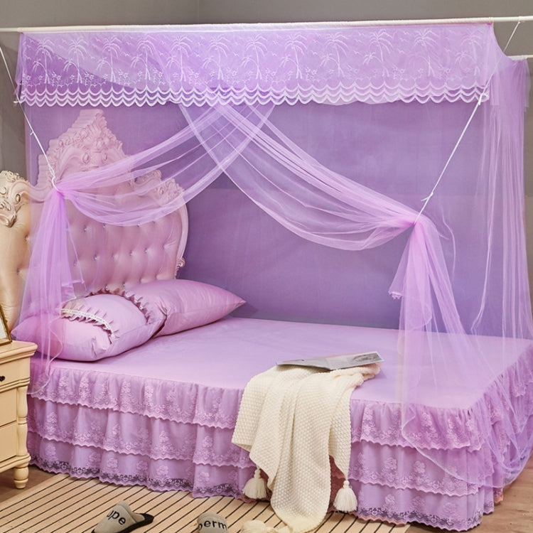 Single-door Mosquito Net Square Roof for Home Student Dormitory, 1.0x1.9x1.5 Meters, 1.2x1.9x1.6 Meters, 1.5x2.0x1.8 Meters, 1.8x2.0x1.8 Meters