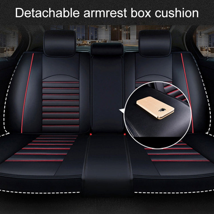 Universal PU Leather Car Seat Cover, Black White, Black Red, Black White Deluxe, Black Red Deluxe, Coffee Deluxe, Beige Deluxe, Beige, Coffee