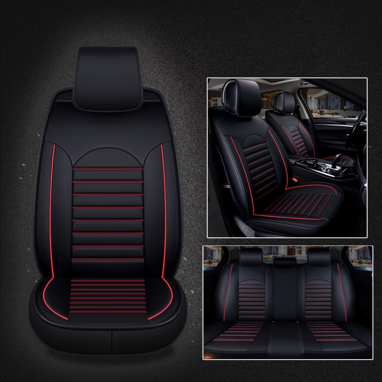 Universal PU Leather Car Seat Cover, Black White, Black Red, Black White Deluxe, Black Red Deluxe, Coffee Deluxe, Beige Deluxe, Beige, Coffee