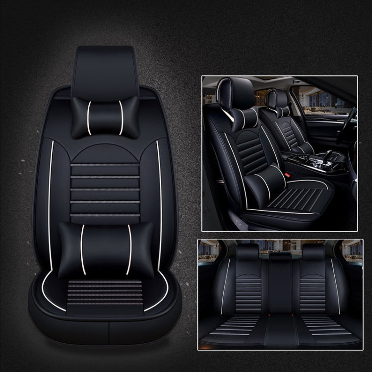 Universal PU Leather Car Seat Cover, Black White, Black Red, Black White Deluxe, Black Red Deluxe, Coffee Deluxe, Beige Deluxe, Beige, Coffee