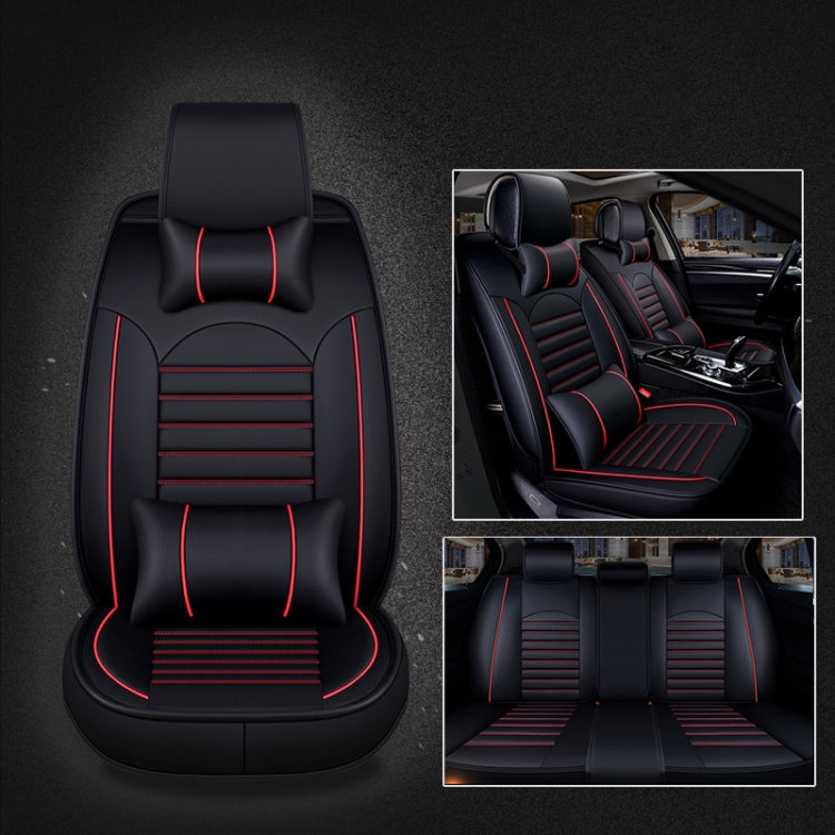 Universal PU Leather Car Seat Cover, Black White, Black Red, Black White Deluxe, Black Red Deluxe, Coffee Deluxe, Beige Deluxe, Beige, Coffee