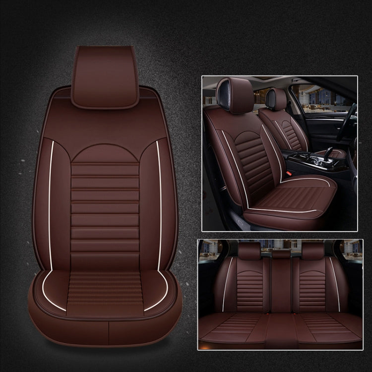 Universal PU Leather Car Seat Cover, Black White, Black Red, Black White Deluxe, Black Red Deluxe, Coffee Deluxe, Beige Deluxe, Beige, Coffee