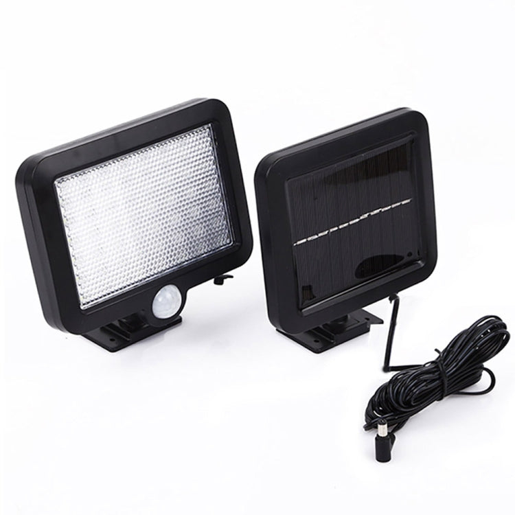 56 مصباح LED SMD 2835 180LM يعمل بالطاقة الشمسية IP65 مقاوم للماء ومستشعر الأشعة تحت الحمراء LED مصباح حائط للحديقة