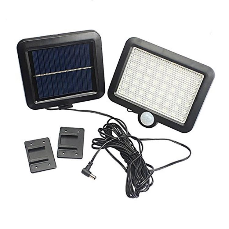 56 مصباح LED SMD 2835 180LM يعمل بالطاقة الشمسية IP65 مقاوم للماء ومستشعر الأشعة تحت الحمراء LED مصباح حائط للحديقة