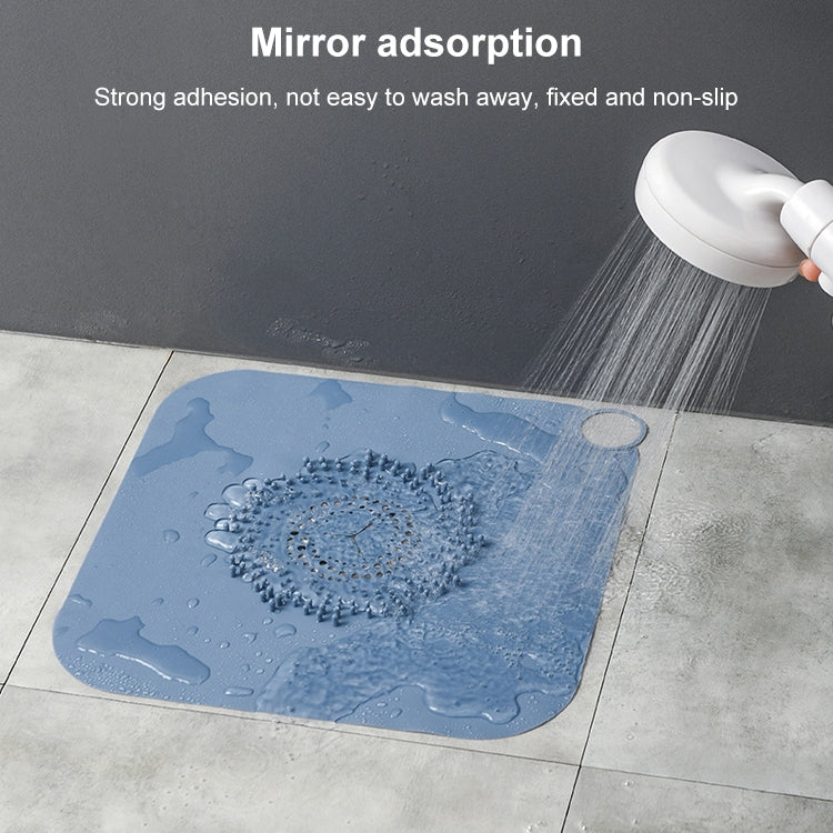 Household Sewer Deodorant Cover Sealing Plug Silicone Toilet Floor Drain Deodorant, Transparent White, Black, Blue