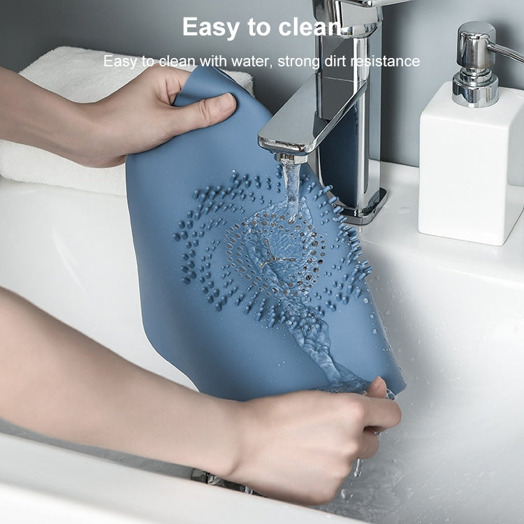Household Sewer Deodorant Cover Sealing Plug Silicone Toilet Floor Drain Deodorant, Transparent White, Black, Blue
