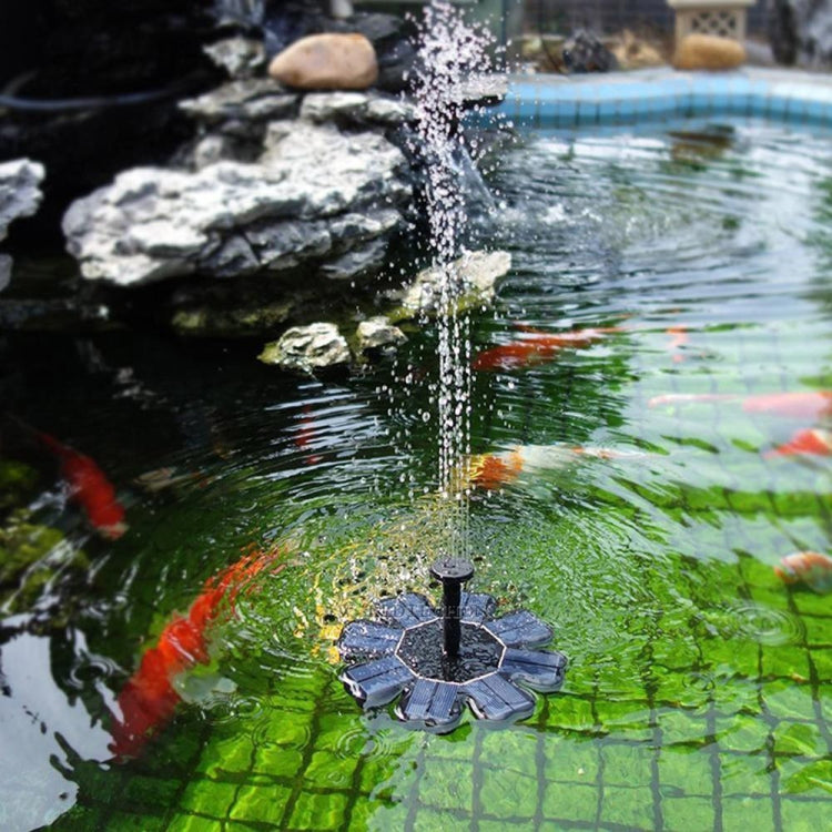 Solar Petal Fountain Floating Fountain Pond Garden Decoration, Solar Petal Fountain