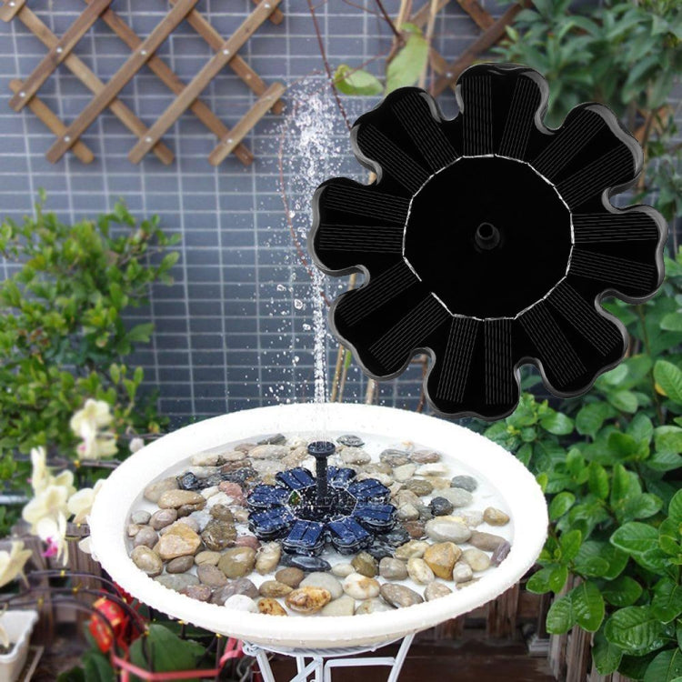 Solar Petal Fountain Floating Fountain Pond Garden Decoration, Solar Petal Fountain