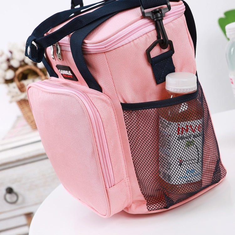 Environmentally Friendly Cartoon Portable Picnic Insulation Folding Lunch Bag, Sanne Lunch Bag(Red), Sanne Lunch Bag(Navy Blue), Sanne Lunch Bag (Gray)