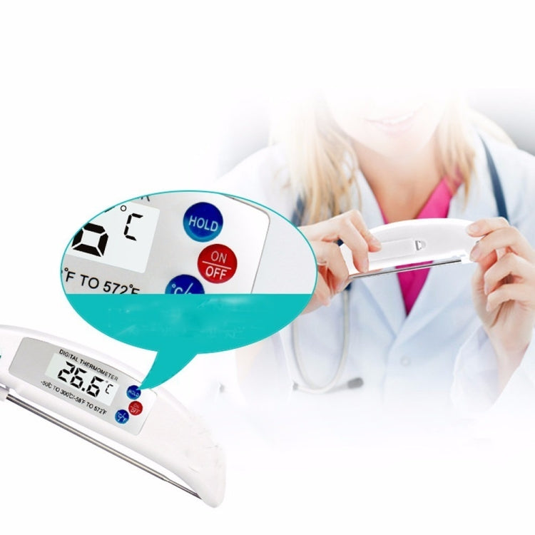 مقياس حرارة اللحوم القابل للطي، مقياس حرارة المطبخ الرقمي، مسبار طهي الطعام للشواء