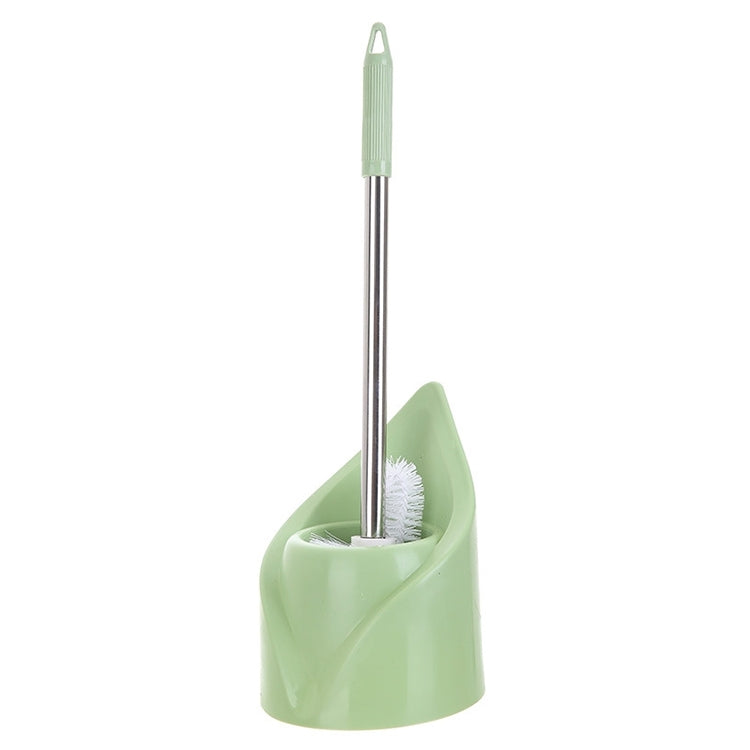 Stainless Steel Long Handle Toilet Brush Toilet Cleaning Brush, Triangle Shape Base